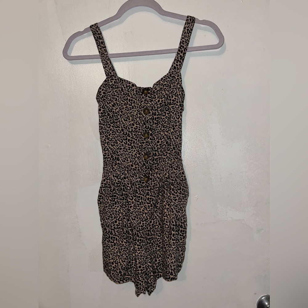 Cheetah romper